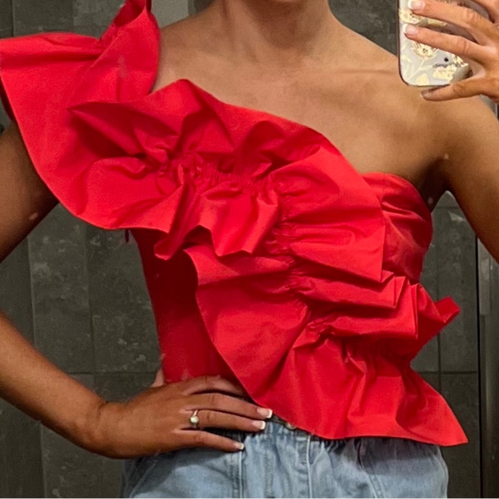 Zara Red Bodysuit Size XS BRAND NEW!